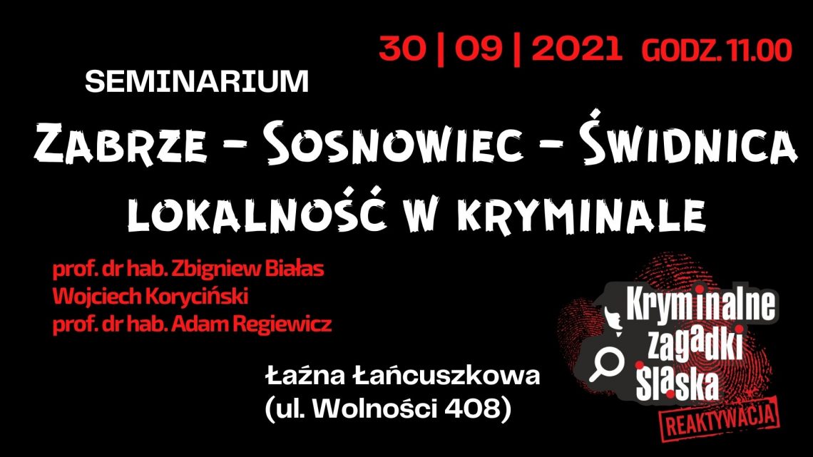 Zabrze – Sosnowiec – Świdnica – lokalność w kryminale