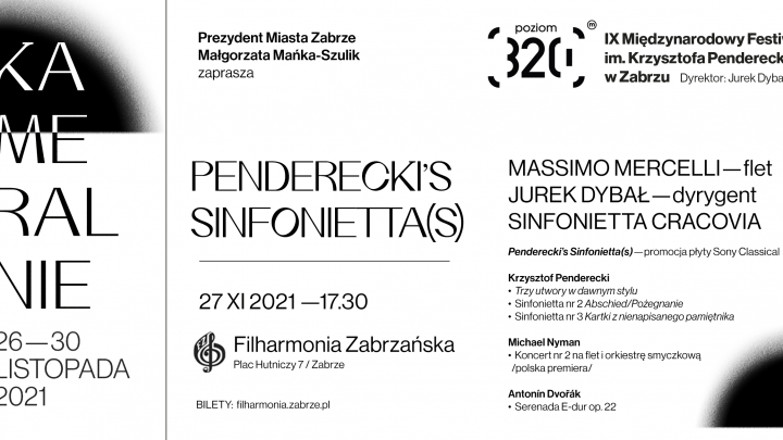 IX Międzynarodowy Festiwal im. Krzysztofa Pendereckiego – poziom 320. Kameralnie