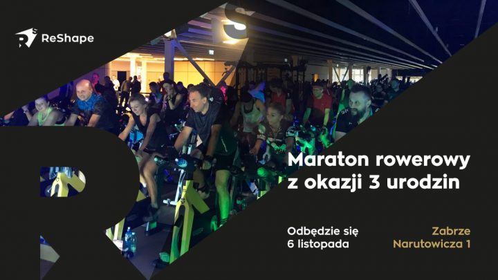 Maraton rowerowy z okazji 3 urodzin Klubu ReShape
