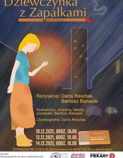 „Dziewczynka z zapałkami” – musical dla dzieci w wieku od 8 lat