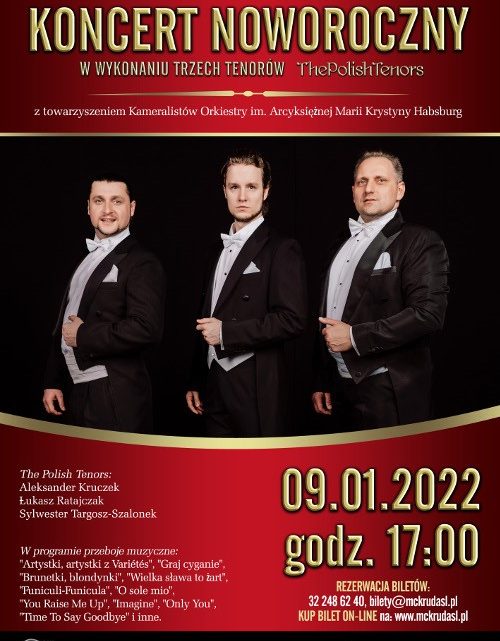 Koncert Noworoczny Trzech Tenorów