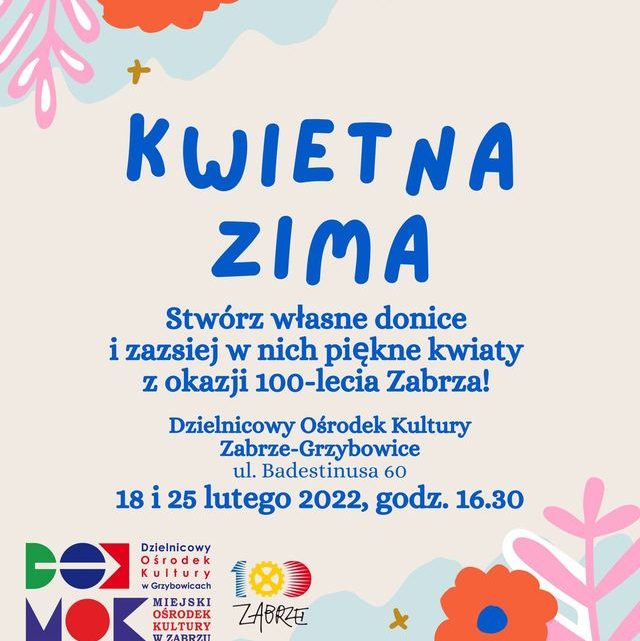 Kwietna Zima – zajęcia kreatywne dla dzieci