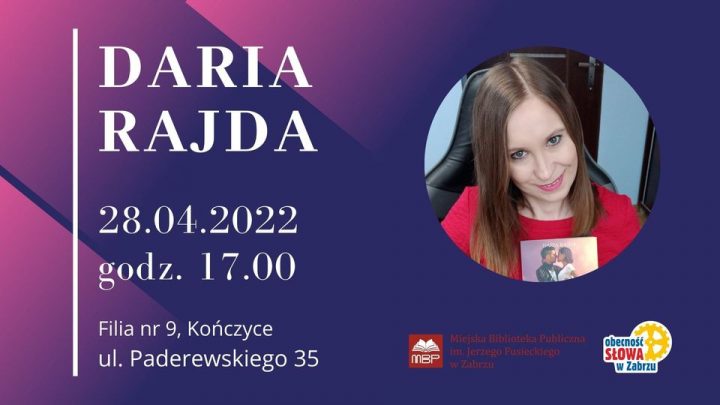 Spotkanie autorskie z Darią Rajdą