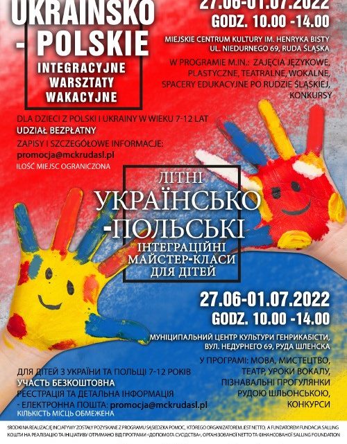 Ukraińsko-polskie integracyjne warsztaty dla dzieci