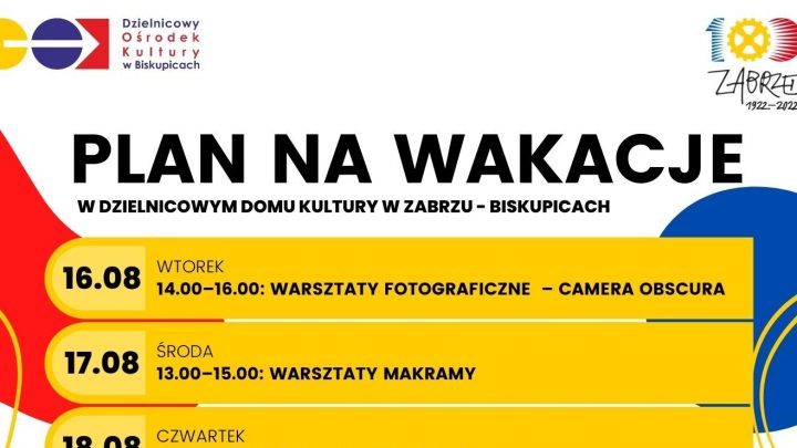 Plan na wakacje w DOK Biskupice