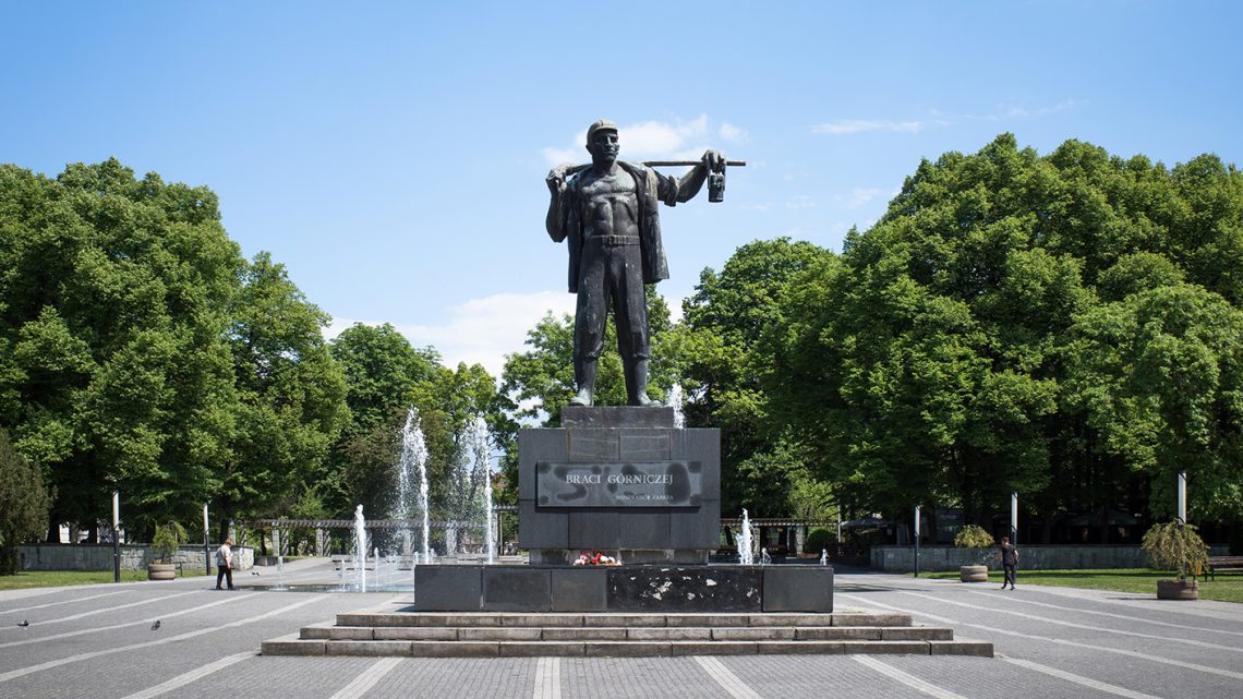 Konserwacja pomnika Braci Górniczej w Zabrzu