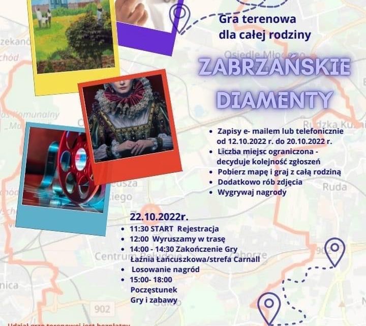 Rodzinne tropienie „ZABRZAŃSKICH DIAMENTACH”