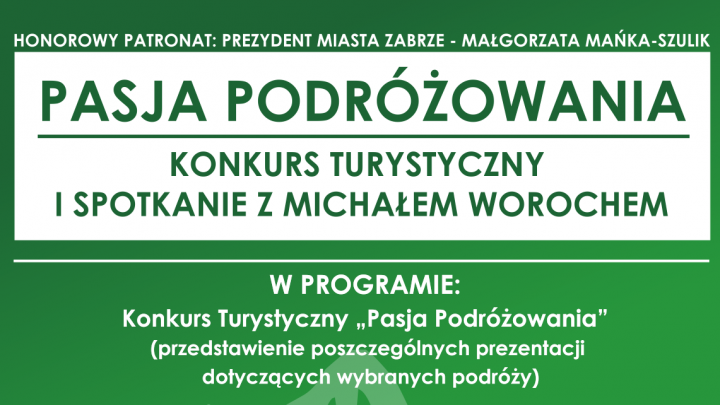 Konkurs Turystyczny Pasja Podróżowania