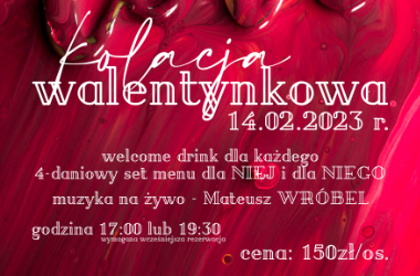 KOLACJA WALENTYNKOWA
