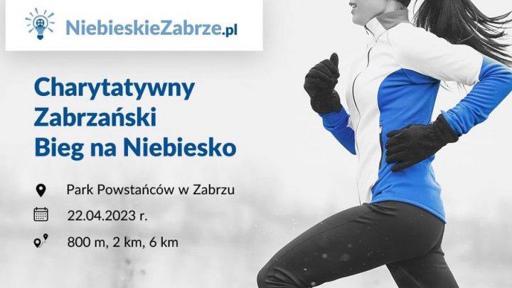 I Charytatywny Zabrzański Bieg na Niebiesko