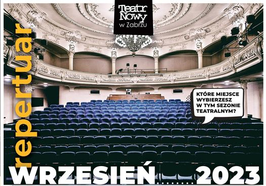 Wrześniowy repertuar Teatru Nowego