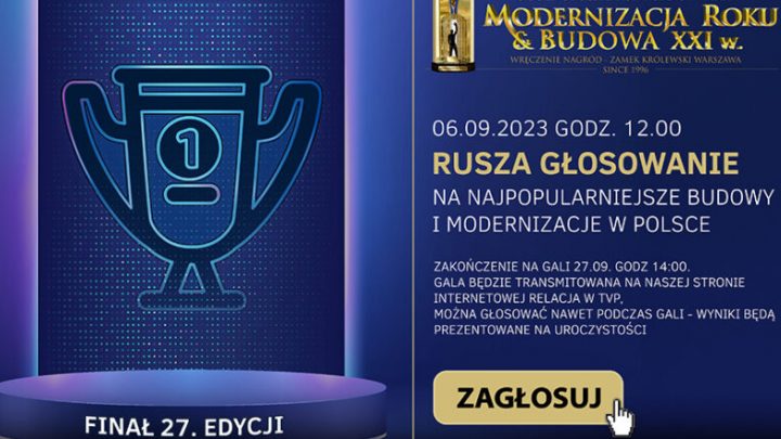 Zagłosuj na zabrzańskie obiekty startujące w konkursie „Modernizacja Roku”