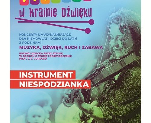 Z cyklu MALUCHY W KRAINIE DŹWIĘKU – „Instrument niespodzianka”