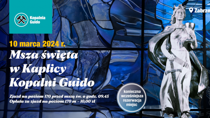 Msza święta w podziemnej kaplicy Kopalni Guido