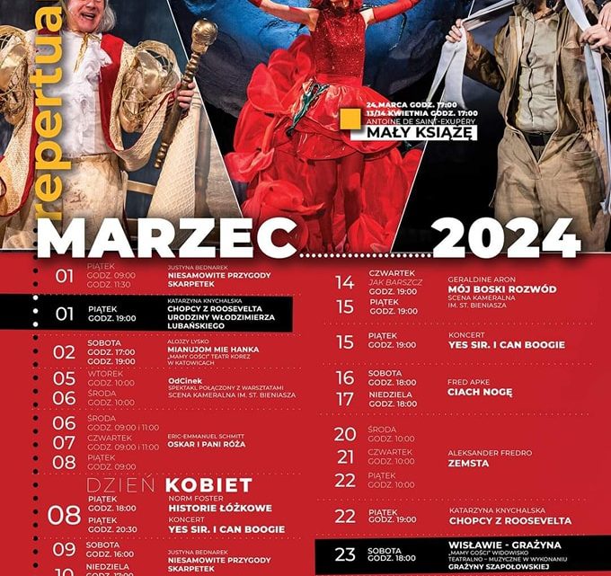 Marzec w Teatrze Nowym w Zabrzu