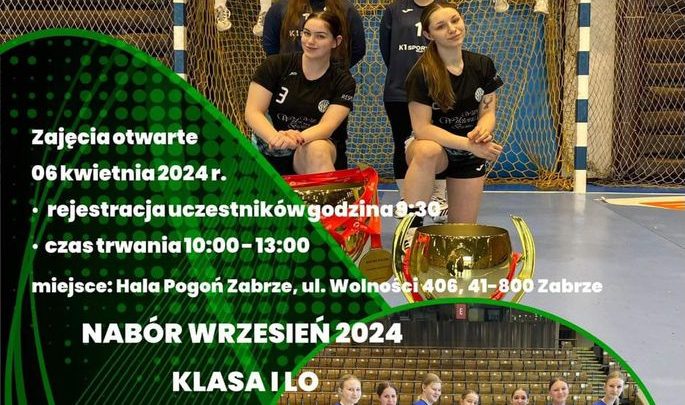 Trening otwarty piłki ręcznej dziewcząt