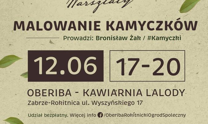CHO! Warsztaty – malowanie kamyczków – Oberiba
