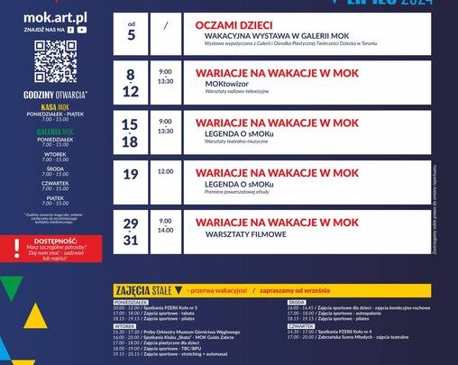 Rozkład jazdy MOK GUIDO – lipiec