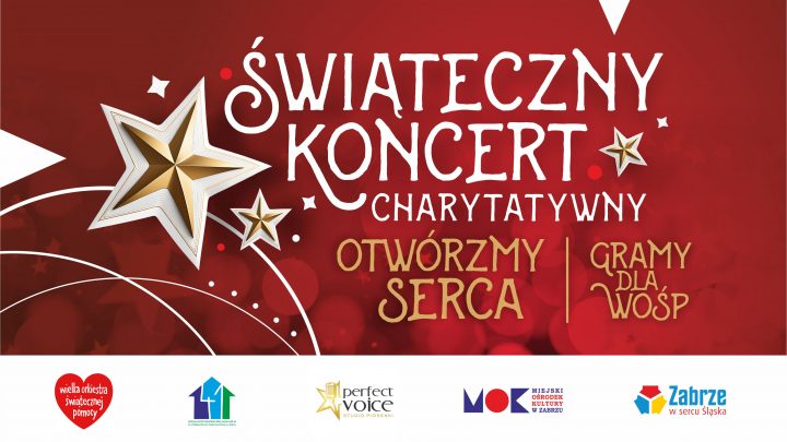 Świąteczny koncert charytatywny „Otwórzmy serca. Gramy dla WOŚP”