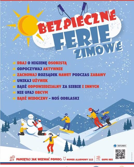 Bezpieczne ferie 2025