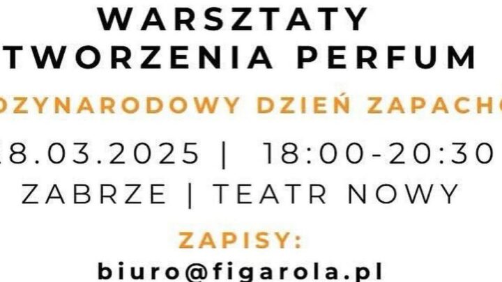 Warsztaty tworzenia perfum w Teatrze Nowym