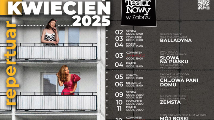 Kwietniowy repertuar Teatru Nowego