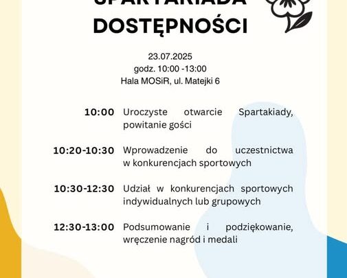 I Zabrzańska Spartakiada Dostępności
