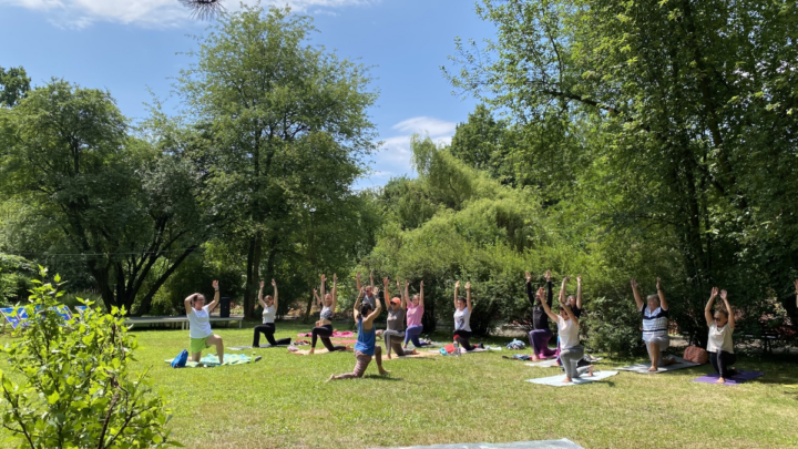 Plenerowa joga w Ogrodzie Botanicznym