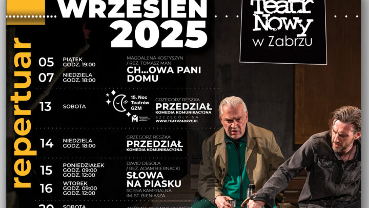 Wrześniowy repertuar zabrzańskiego teatru