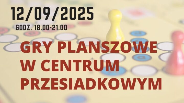 Gry Planszowe w Centrum Przesiadkowym