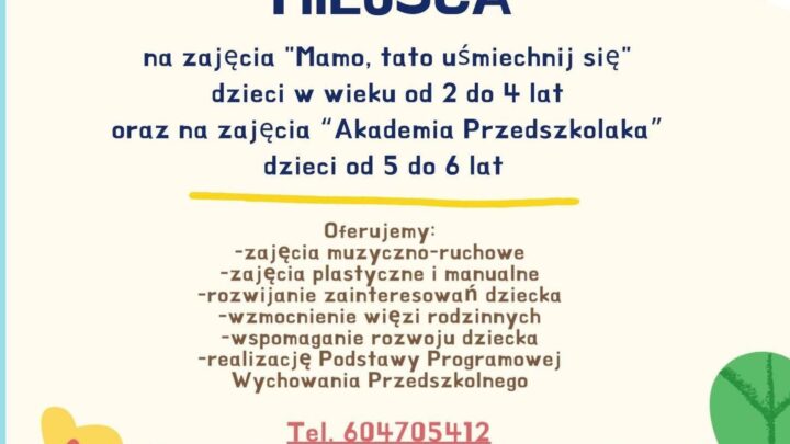 Nabór na zajęcia dla dzieci