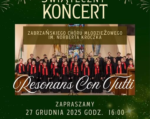 Świąteczny koncert chóru Resonans con tutti w Mikulczycach