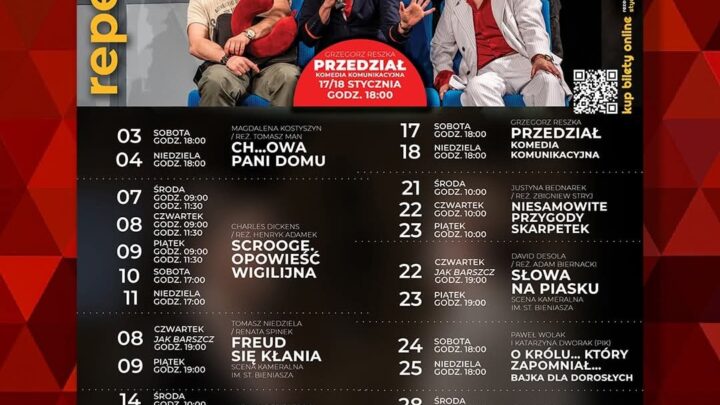 Teatralny repertuar na styczeń